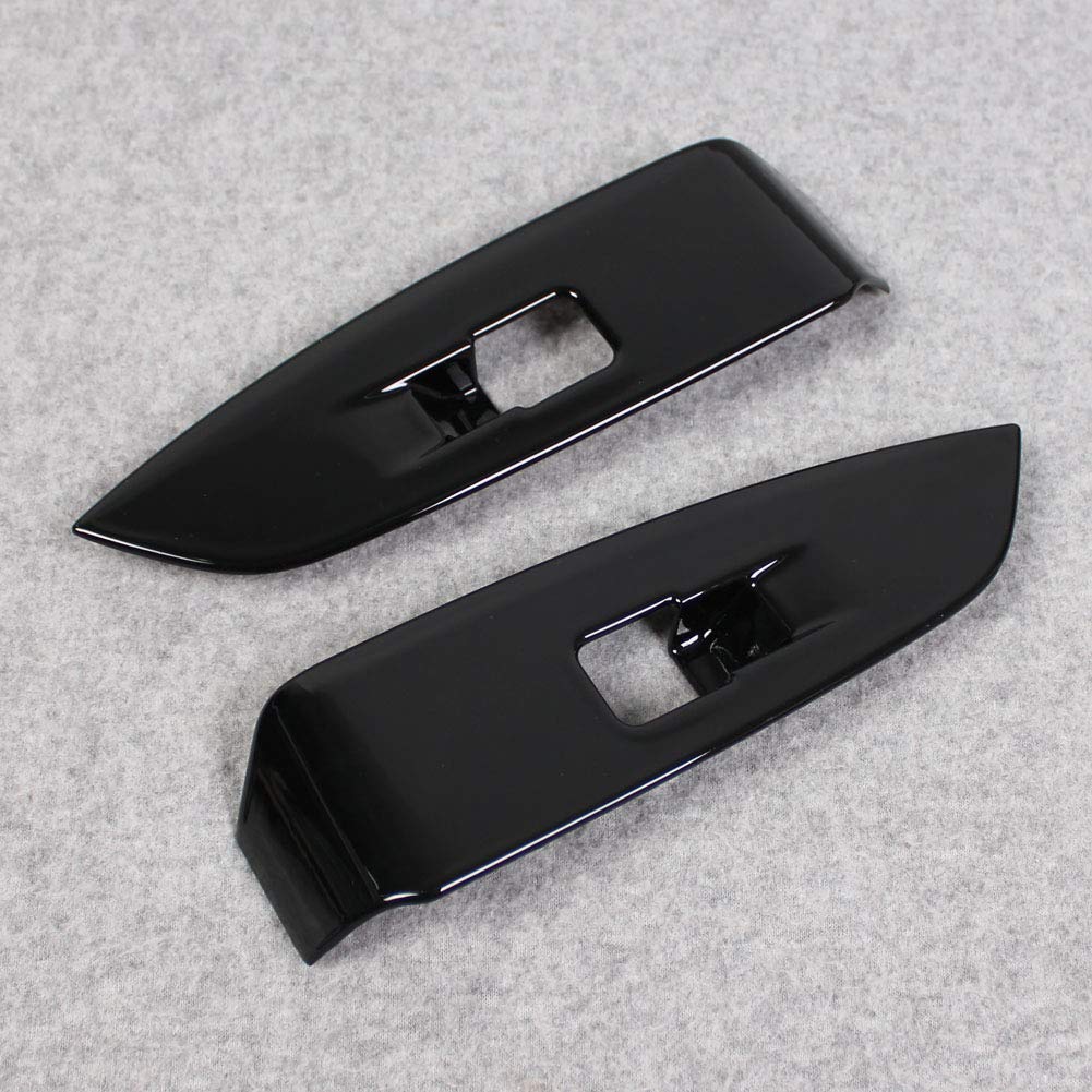 RUIQ Mazda DK Series Interior Door Window Button Switch Panel Cover Piano Specially Designed for the Mazda CX3 CX-3 Garnish, Black,