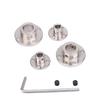 4pcs Flange Coupling Motor Guide Shaft Coupler Motor Connector Power Tools Accessories Plug 6mm 8mm With Screws Flange Coupling