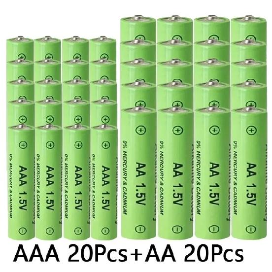 1.5V AA+AAA Ni Mh Rechargeable Battery, AAA Alkaline 3800-3000Mah,For Flashlights, Toys, Clocks, MP3, Nickel Hydrogen Batteries