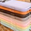New Model  Matte Color Liquid Silicone Soft Phone Case For iPhone 17 Air 16 15 Plus 17 Pro Max Ultra Thin Back Cover