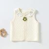 Infant and Toddler Warm Autumn Vest - Solid Color Cardigan for Babies