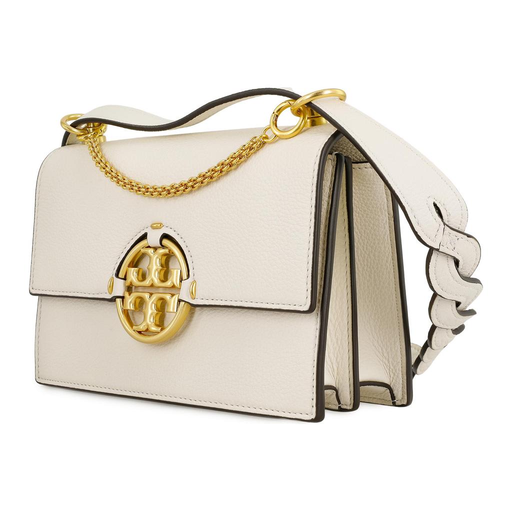 Tory Burch Tb Miller Spring Summer Hand-Stitched Flap Crossbody Shoulder Bag Women Bags Beige 88209-104