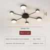 LED Chandelier with Built-in Light Source, Gold Black Modern Ceiling Lamp, 6/8/10 Heads Spider Pendant Lighting Fixture for Home Living Room