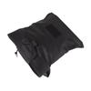 Dump Drop Pouch Multifunctional Nylon Portable Folding Recycling Bag Waist Hanging Recycling Bag for Outdoor Black