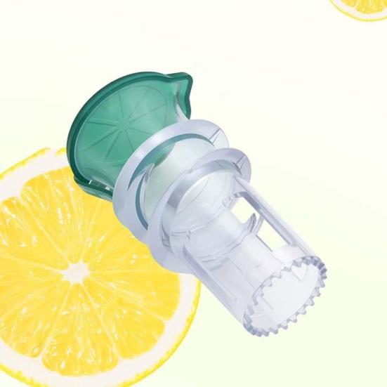 Lemon Squeezer Manual Juicer Food Grade Transparent Citrus Press with Lid Lemon Juicer for Seasoning Cooking Cocktails