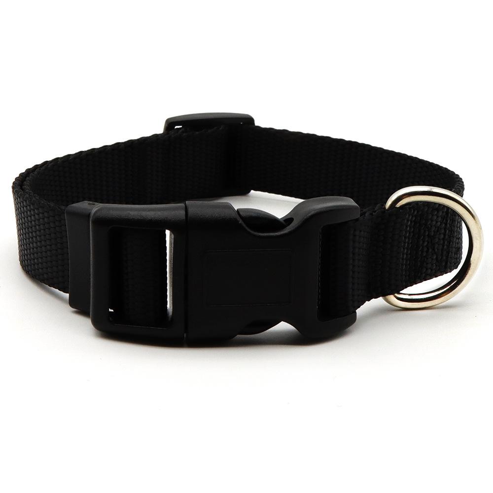 Macaron Color Nylon Pet Supplies with Double D Buckle for Dog Training Adjustable Dog Walking Collar Leash Set