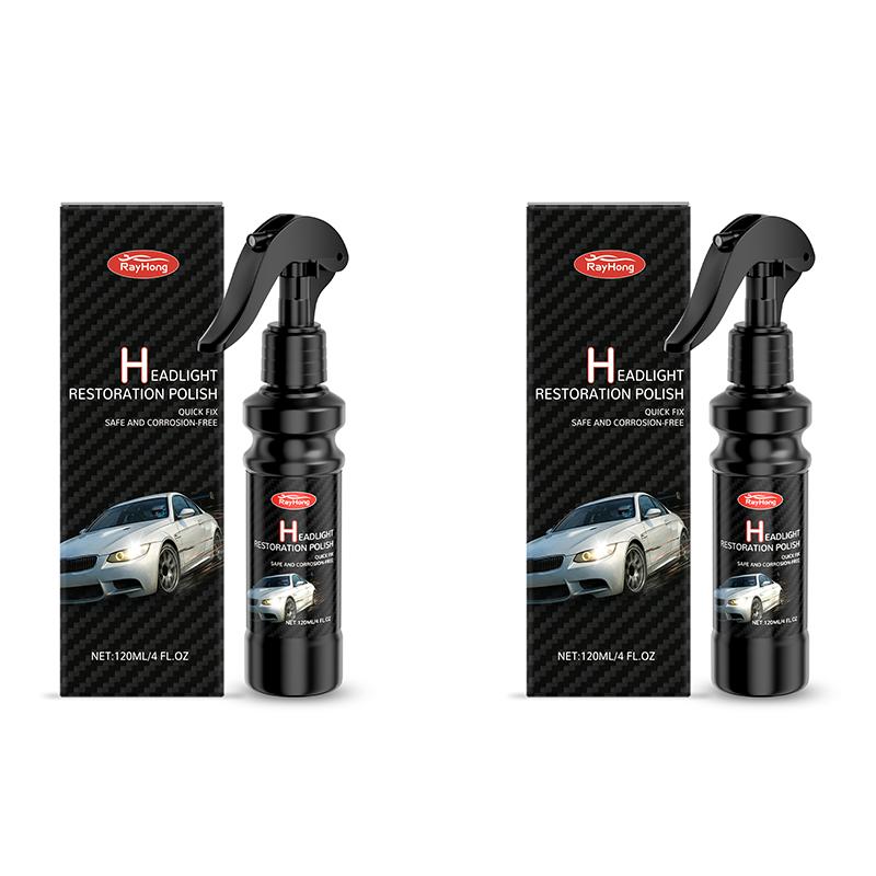 Autoscheinwerfer-Wartungsspray Entfernt Kratzer Trübheit Repariert Scheinwerfervergilbung FÜR Auto Reinigungs-Wartungsflüssigkeit