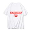 Soupreme Eat Ramen Women Men Figure Silhouette Unisex Cartoon T-shirts 100% Cotton T Shirts Manga/Comic Appliques Anime Clothes