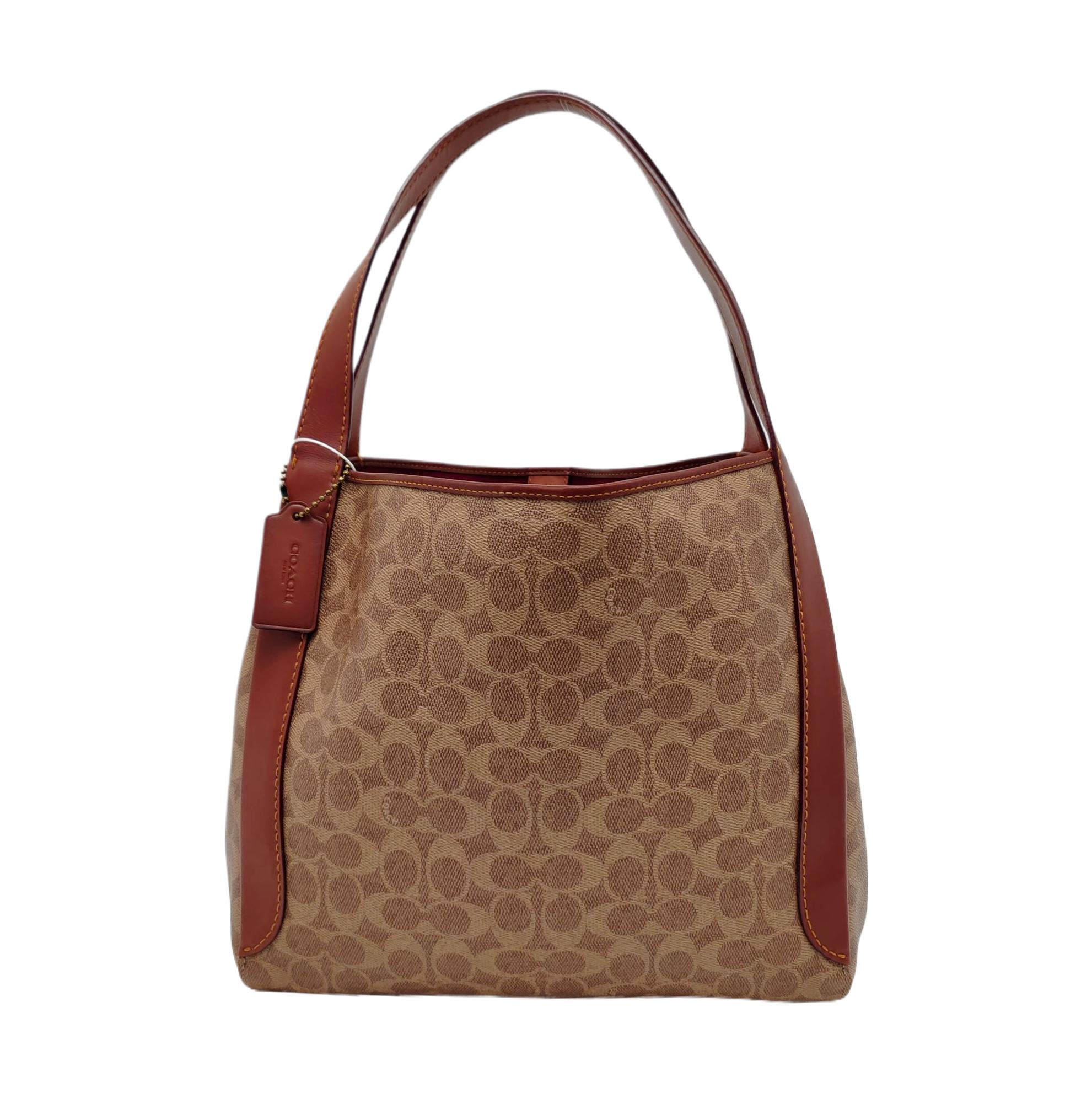 [Pre-Owned] Hadley 31 All Over Print Coated Canvas And Calfskin Shoulder Bag - Excellent #1X3PFZ8 ONE SIZE