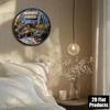 Metal Round Wall Sign 8 Inch Aluminum Garden Theme Home Decor