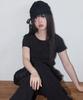 FANCY CLUB Frill Layered Dot Tee (Black) F25Qb128