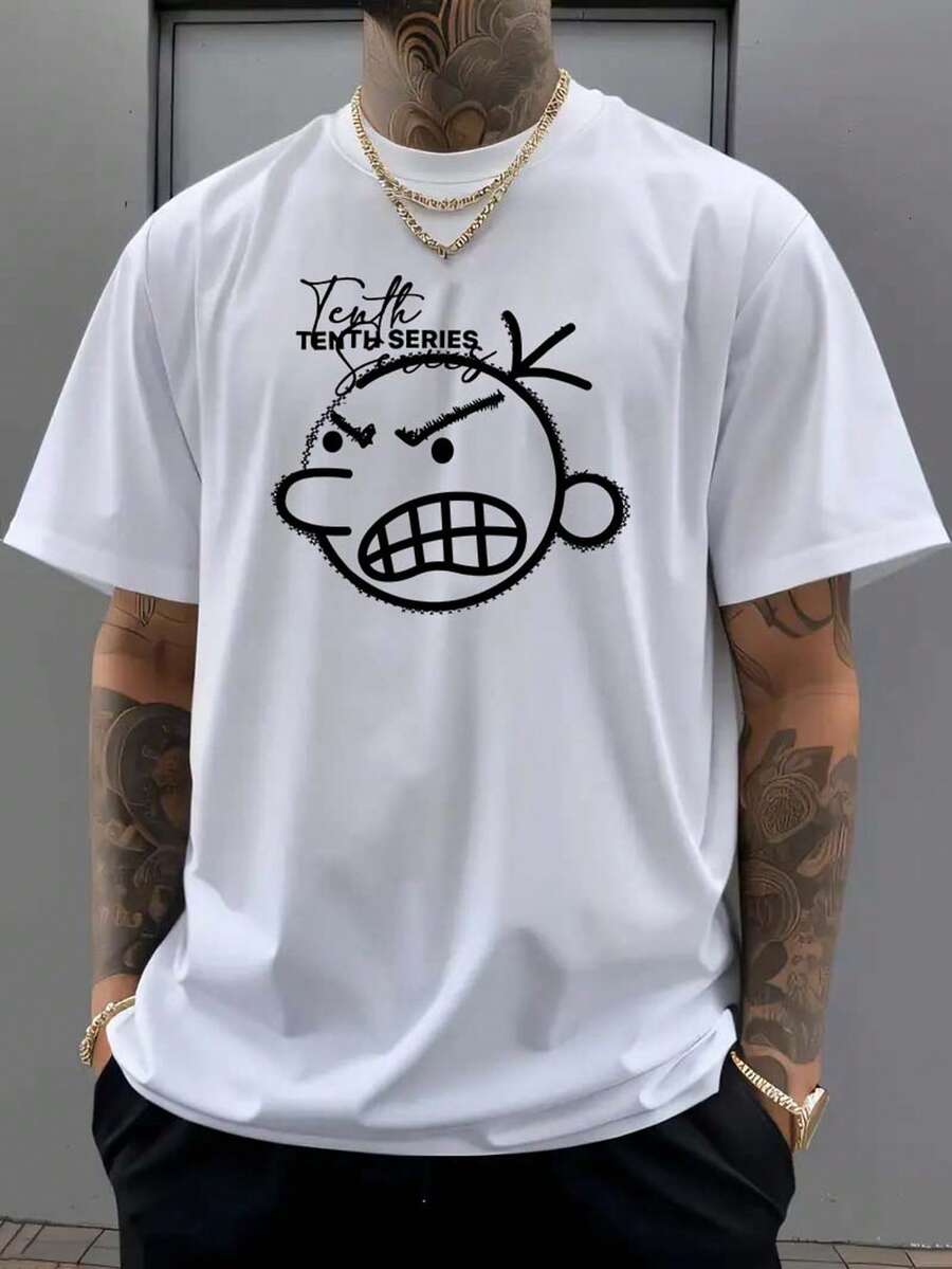 Angry Cartoon Character Graphic Unisex s T-Shirt M