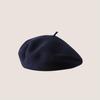Vintage Wool French Beret for Women Solid Fashion Simple Casual Beret Solid Classic Breathable Soft Comfortable Hat for Fall Winter