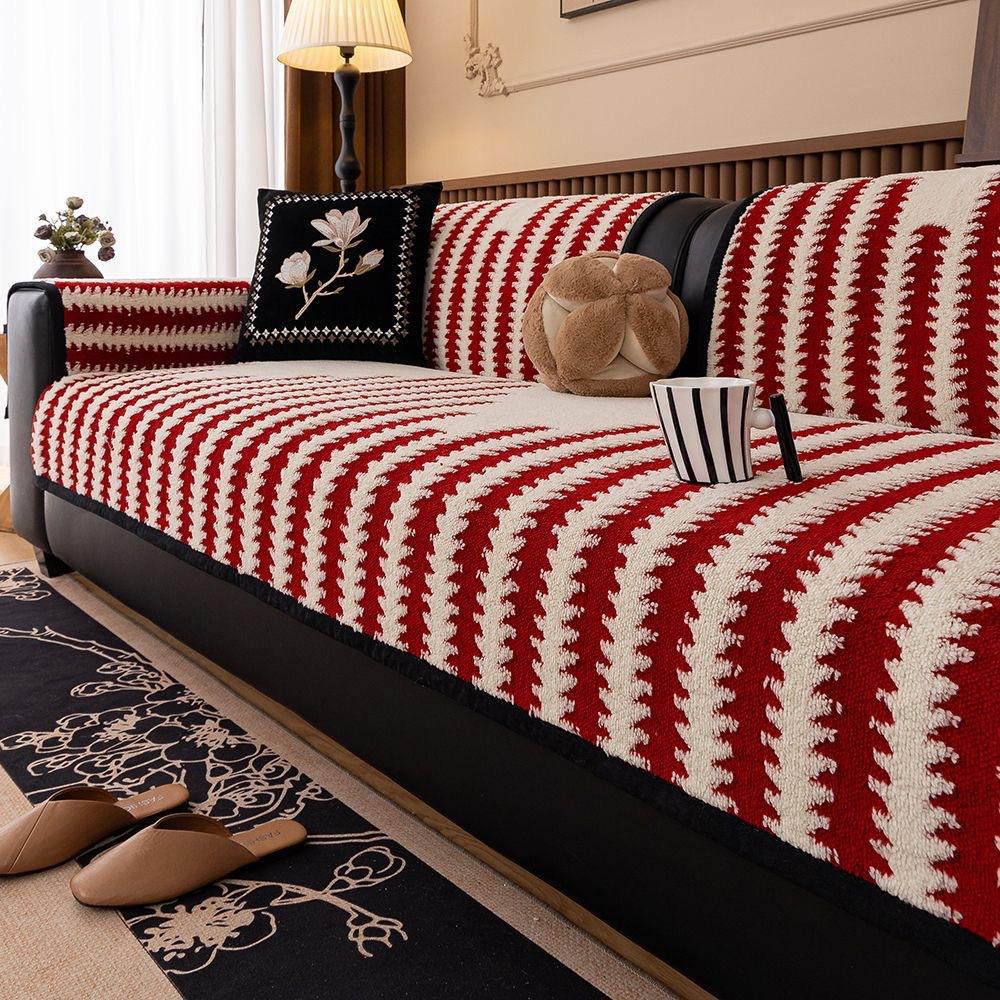 

Light Luxury Premium Sofa Cushion Autumn And Winter Plush Thickened Seat Cushion Non-Slip And Anti-Cat Scratch Sofa Cover New Cover 70*70cm