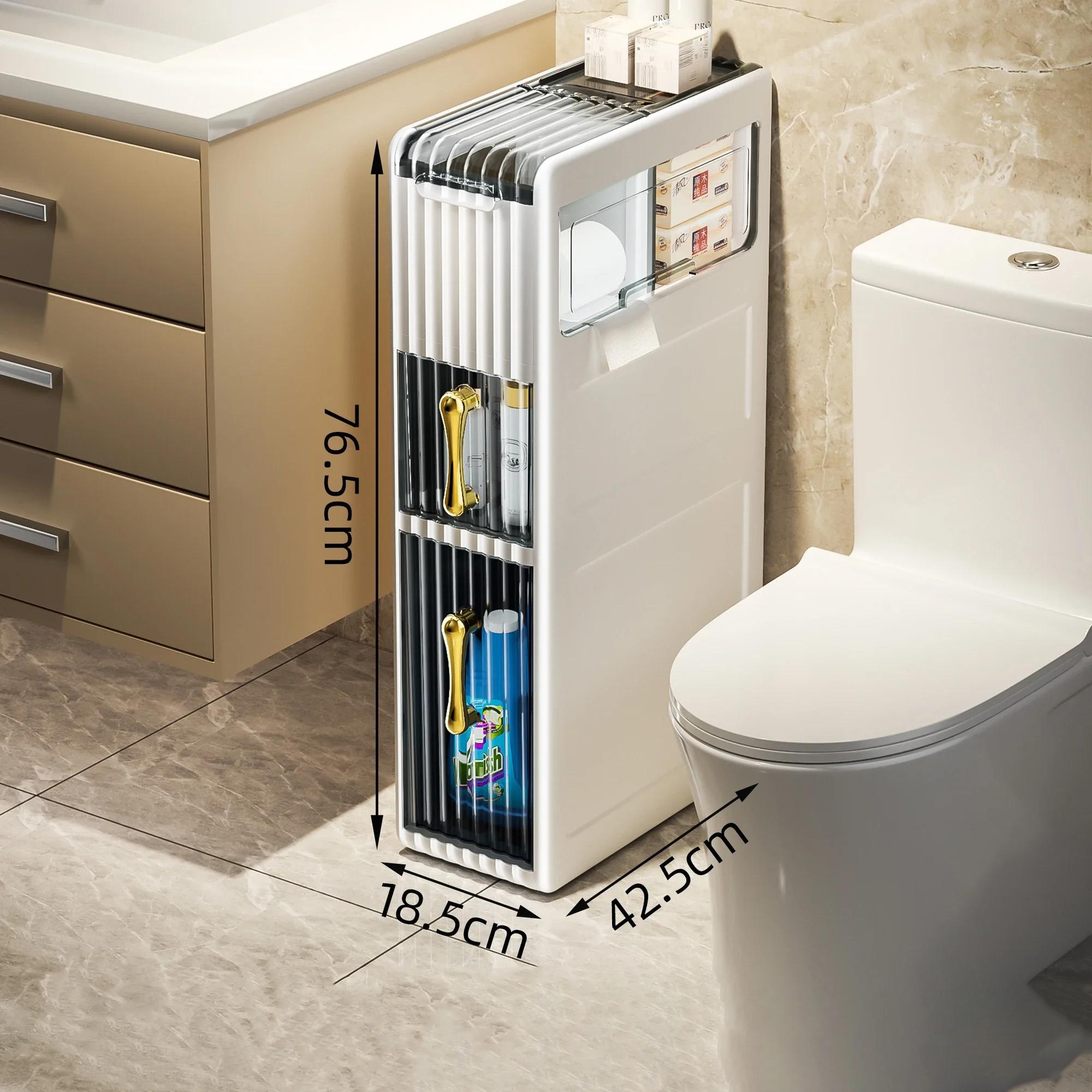 

Кухонный шкаф, шкаф для хранения в ванной, полки для хранения, передвижная полка, шкаф для хранения в туалете 3 layers белый