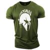 Męski T-shirt Wojownik Spartan 3d Nadruk Oversize T-shirt Lato Okrągły Dekolt Krótki Rękaw Wysokiej Jakości Odzież Luźny Oddychający Top
