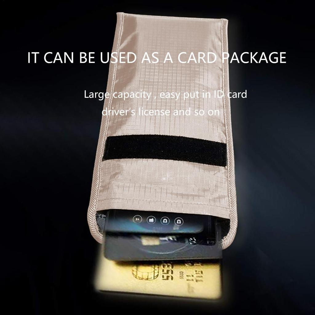 Faraday Handyhülle Stille Tasche Faraday Tasche Sicherheitstasche Faraday Tasche für Mobiltelefon bis 6,5 Zoll Anti-Tracking