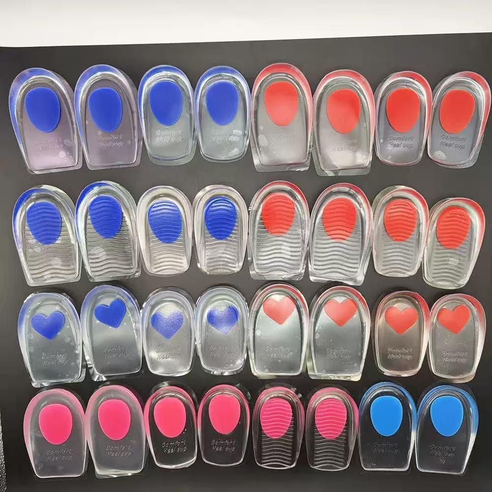 Soft Silicone Heel Pad: Non-Slip, Shock Absorbing, and Comfortable for Foot Fatigue Relief