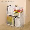 Movable 3-Tier Rolling Bookshelf