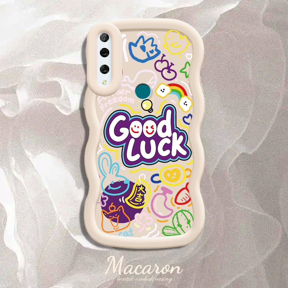 

Окрашенный узор Big Wave Edge Мягкий силиконовый материал Macaron чехол для телефона противоударный защитный резиновый чехол для iPhone Huawei Honor Infinix Tecno Tecno Spark Go 2025 белый