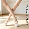 Spring Summer Ballet Lace Short Socks Cross Strap Backless Anti Slip Silicone Grips Breathable Soft Sport Socks For Yoga Pilates Dance Gym Fitness
