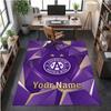 Crystal Velvet Rug Austria Wien FC Print Custom Name Text Floor Mat Home Decor