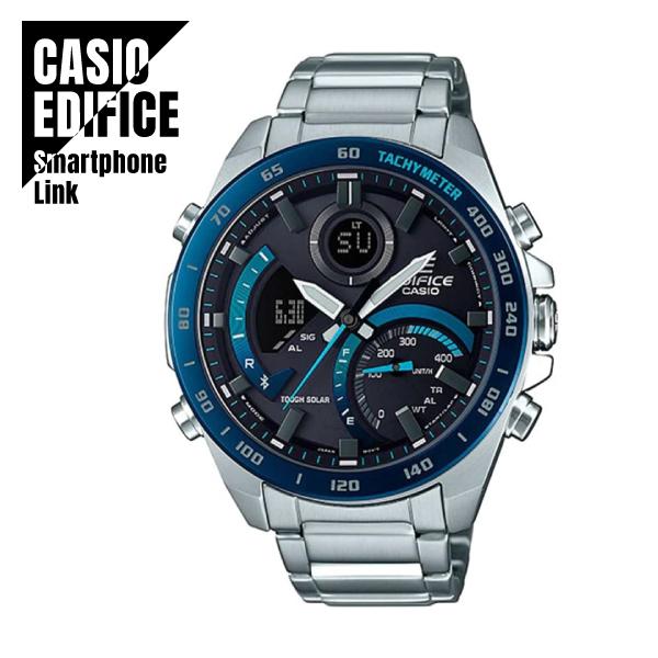 CASIO EDIFICE Smartphone Link Bluetooth x Silver Watch ECB-900DB-1B Black/Blue Men's