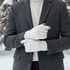 Knitted Wool Touchscreen Gloves Solid Color Woolen Warm Gloves Winter Knit Mittens  Holiday Gift