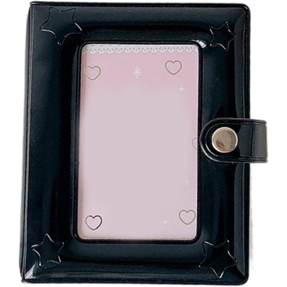 Mini Photo Album 2x3 Inch PVC Cover Hollow Cover 20 Pages Kpop Fans Idol Cards Travel Gift Portable Storage Book Cute Colors