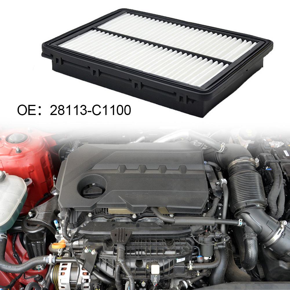 Air Filter Engine Air Filter Element Fits Engine Air Filter High Quality New PP White Plus Black 28113-C1100 1× Air Filters 7
