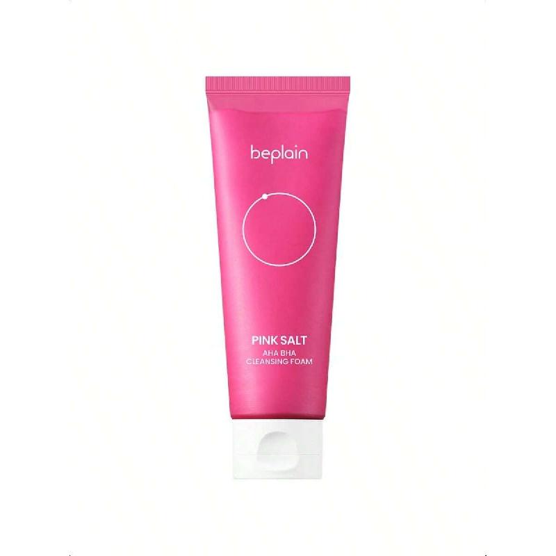 

Beplain Pink Salt AHA BHA Cleansing Foam 120ml With Enriched Pink Salt And Vegan AHA/BHA