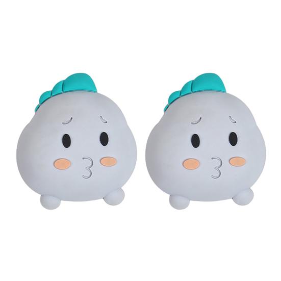 2Pcs Cartoon Door Stopper Wall Protector Quiet Shock Absorbing Door Stops Wall Shield Cushion Soft Adhesive Wall Bumper Guard for Door Handle Knob
