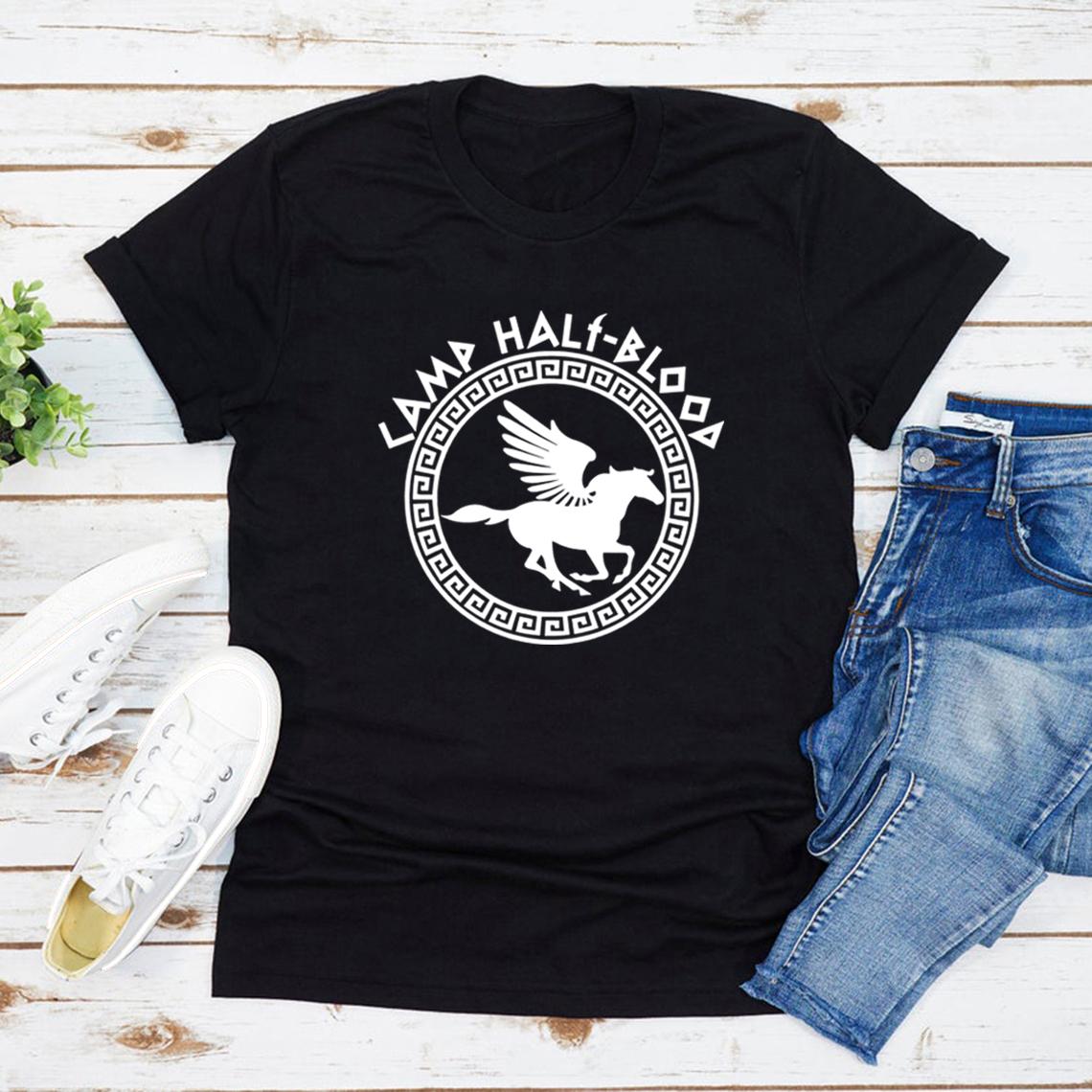 

Camp Half Blood T Shirts Fall Training Camp Game Tshirt Halloween Magical Gift Unisex Short Sleeve Tshirts Casual Harajuku Tees 3XL