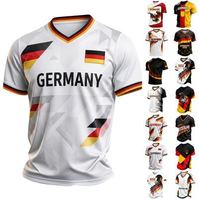 Men's Casual Short Sleeve T-Shirt Lightweight Breathable Fabric Crew Neck Printed Graphic Tee for Everyday Wear and Outdoor Activities