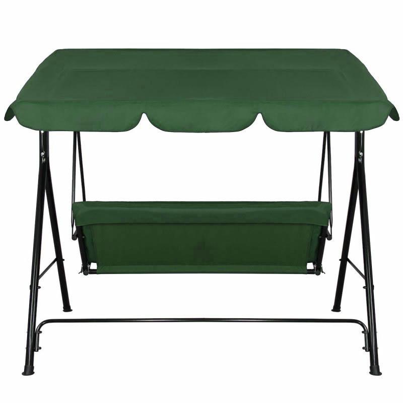 3-sitzige Gartenschaukel, grün