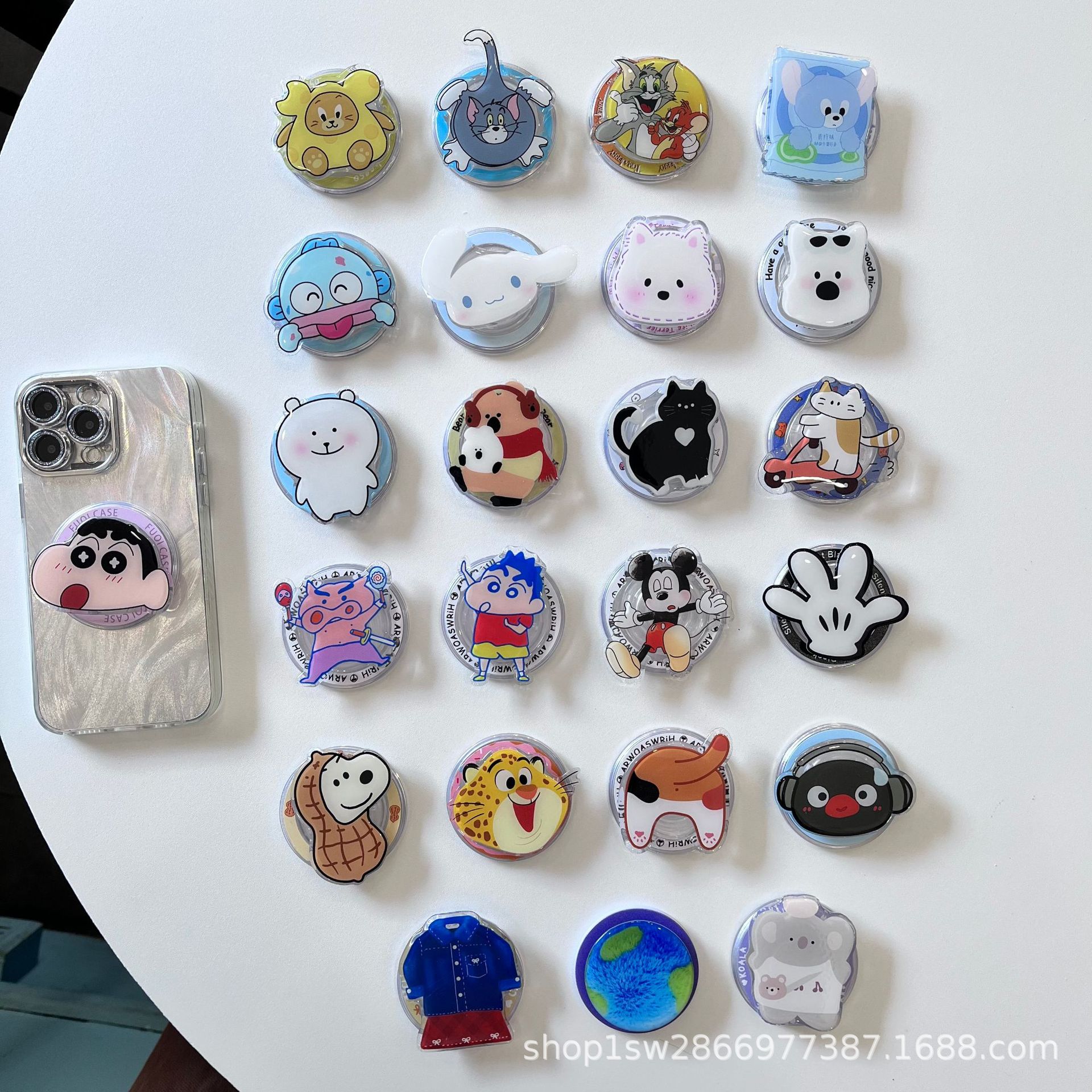 Quirky Cartoon Tom & Jerry MagSafe Magnetic Phone Holder - Foldable & Telescopic Pattern 13