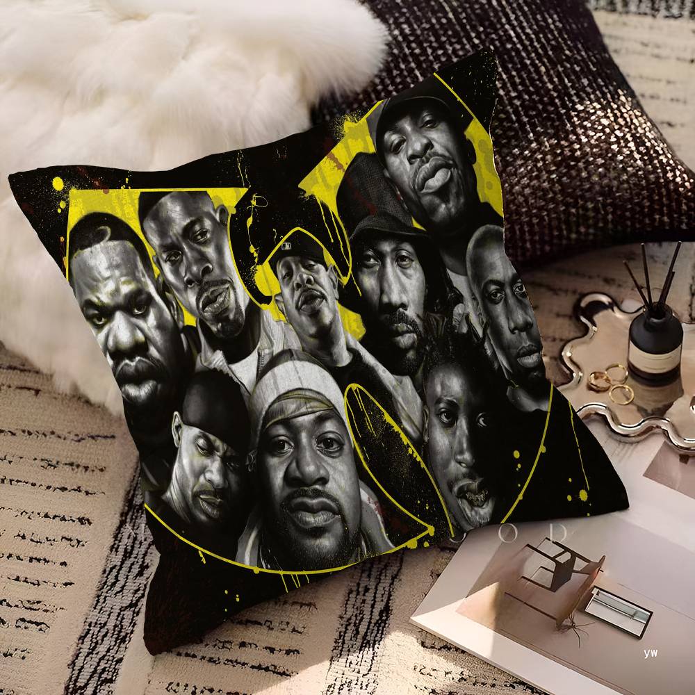 W-Wu-T-Tang C-Clan Group Cushion Cover Decorative Pillow Sofa Home Decor Case Pillow Cases