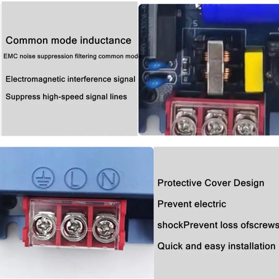 Ultra Thin Lighting Transformer 220V To DC12V/24V 45W 60W 100W Home Furnishings Driver Converter LED Strip Power Supply Adapter