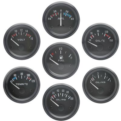 2" 52MM Water Temp/ Oil Temp /Oil Press Psi/ Oil Press Kg /Volt /Ammeter /Fuel Level (without Float) Gauge Car Coolant Temperature 4