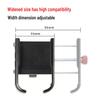 Aluminum Alloy Shockproof Phone Holder for 22/25mm Bicycle & Motorcycle Handlebars