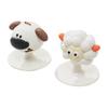 2Pcs/Set Toilet Lid Lifter Sheep Dog Shape Toilet Cover Lifter Easy Installation Versatile Hook Toilet Hygienic Accessory