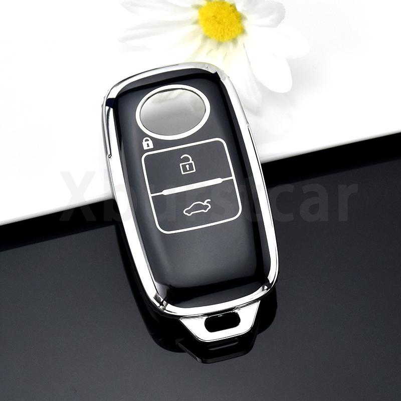 Shell Fob for Toyota Yaris Ativ Raize Veloz Avanza Rush Perodua Daihatsu Malaysia Auto Smart Remote Car Key Case Cover 3 Buttons