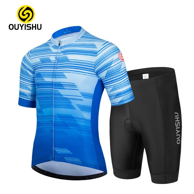 Cycling Clothes, Short-sleeved Suits, Men's Spring and Summer Road Cycling Clothes, Breathable and Sweaty