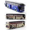 1/32 Scale Diecast Alloy SETRA Luxury Bus Model Children's Toy Car Business Travel Bus Pull Back Sound and Light Miniature