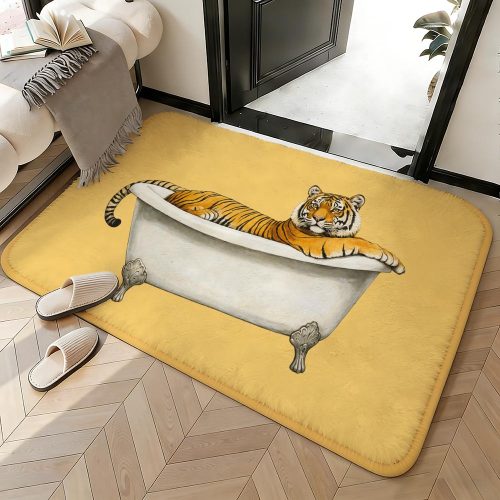 Soft Absorbent Non-Slip Rug Wild Bath Floor Mat Home Decor Doormat Bedroom Floor Mat Shower Carpet