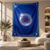 Arazzo Decorativo, Arte da Parete Stampato Rangers FC, Appeso a Parete Leggero per Sfondo Camera da Letto