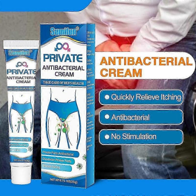 Men's Anti-itch Cream, Private Care Cream, Anti-bacterial, Anti-itch And Deodorant 20g