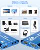 [WASACHI] 4K HDMI Capture Board, Compatible with SwitchPS5, 1080p60fps Recording, USB 3.0, Low Latency, Game Streaming, Plug and Play - Blue Aluminum