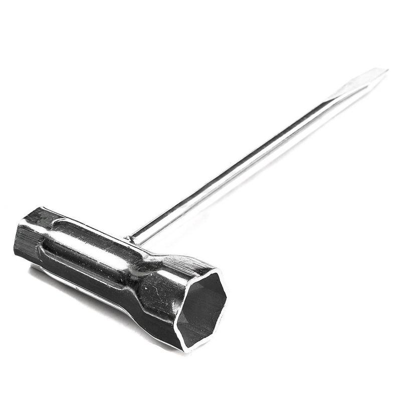 Zündkerzenschlüssel 13mm & 19mm Edelstahl-Schlüssel für Kettensäge und Freischneider