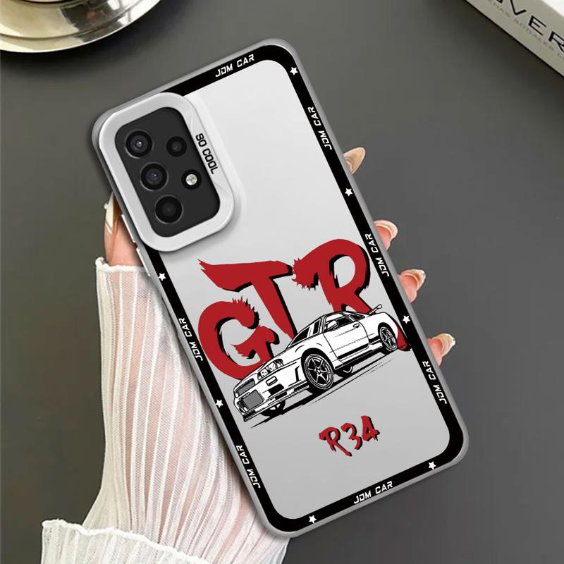 JDM Dream Car Sport Phone Case for Galaxy A12 A13 A14 A23 A32 4G 5G A22 5G A24 4G A33 5G A34 5G A35 5G Matte